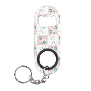 Colourful Owl Pattern For Kids Mini Bottle Opener