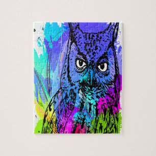 Colourful Owl Puzzle with Gift Box