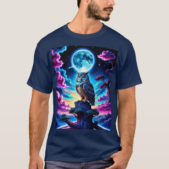 Colourful Owl T-Shirt (Front)