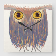 Colourful Owl Watercolor Painting