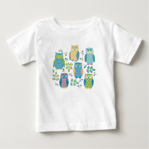 Colourful Owls Toddler T-Shirt