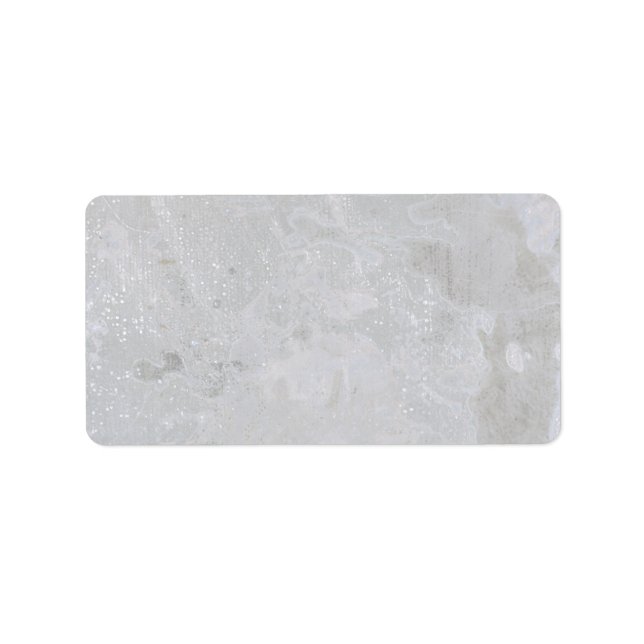 Colourful Oxidized Silver Leaf Label (Front)