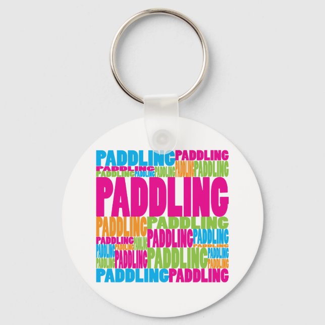Colourful Paddling Keychain (Front)
