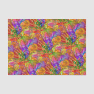 Colourful Paint Fun - Abstract Splashes Crafting Tissue Paper