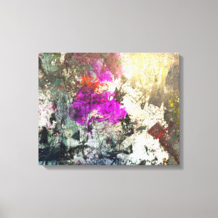 Colourful Paint Splash Cool Canvas Print