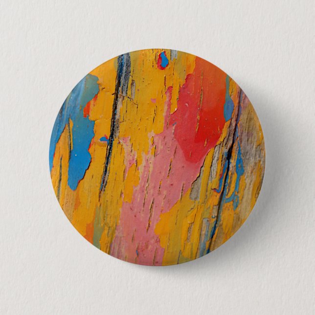 Colourful Paint Splatter 2 Inch Round Button (Front)