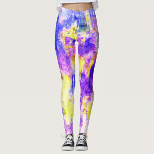 Colourful Paint Splatter #6 Leggings