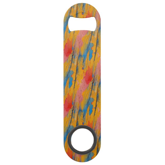 Colourful Paint Splatter Bar Key (Front)