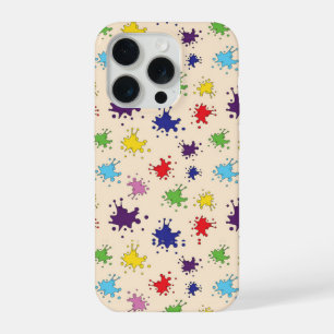 Colourful paint splatter design i phone case