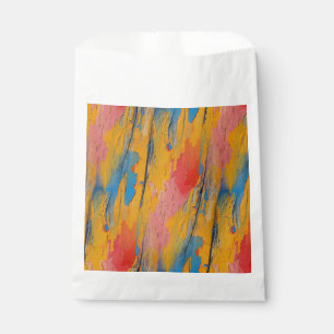 Colourful Paint Splatter Favour Bag