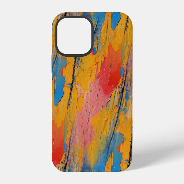 Colourful Paint Splatter iPhone Case (Back)