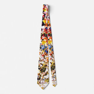 Colourful Paint Splatter Neck Tie