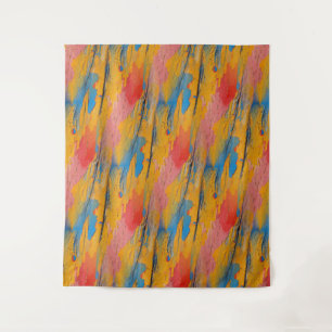 Colourful Paint Splatter Tapestry