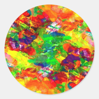 Colourful paint Sticker