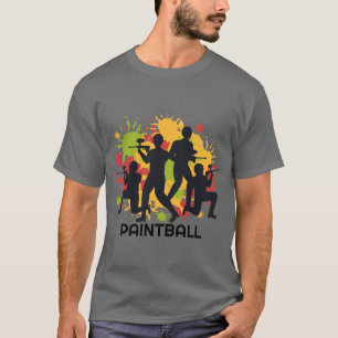 Colourful Paintball Scene T-Shirt