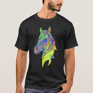 Colourful Paintbrush Colt Animal Stallion Creature T-Shirt