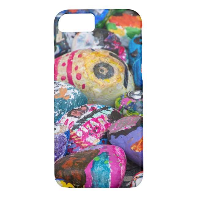 colourful painted rock collection Case-Mate iPhone case (Back)