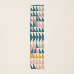 Colourful Painted Triangles Geometric Pattern Scarf<br><div class="desc">A bright and fun triangle pattern painting in bold beautiful shades of blush,  pink,  yellow,  sage green,  and teal blue. Just click customize to add some text -- please contact me with any questions or requests.</div>