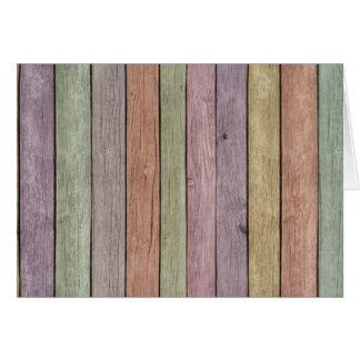 Colourful Painted Weathered Wood