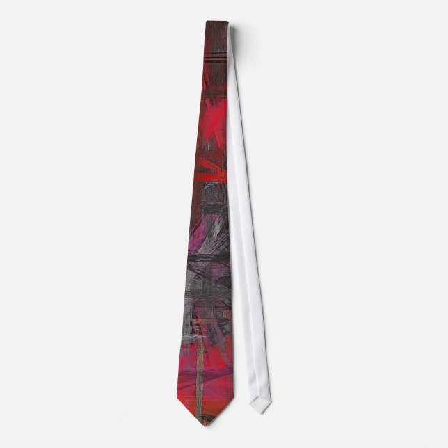 Colourful Painting Abstract Background #3 Tie (Front)
