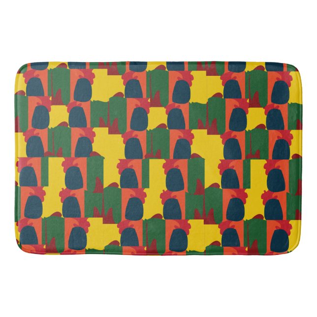 Colourful Painting Abstract Bath Mat (Front)