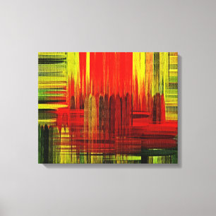 Colourful painting art - Wrapped canvas