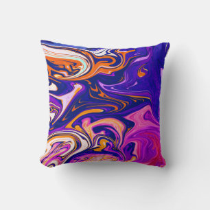 Colourful Painting   Best fine art, modern abstrac Throw Pillow