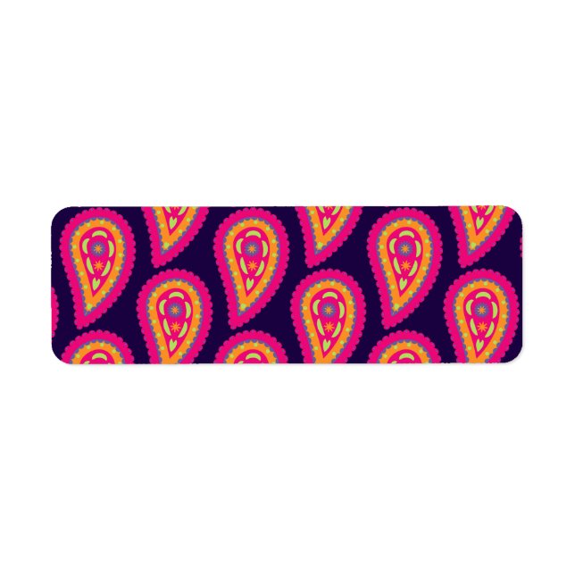 Colourful Paisley (Front)