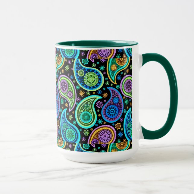 Colourful Paisley 2.0 Mug (Right)