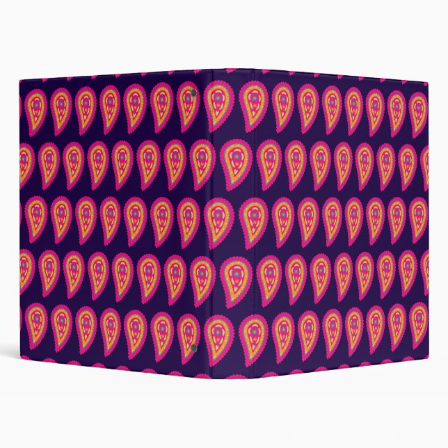 Colourful Paisley Binder (Background)