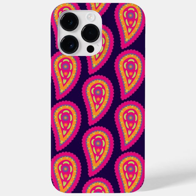 Colourful Paisley Case-Mate iPhone Case (Back)