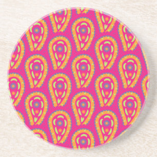 Colourful Paisley Coaster