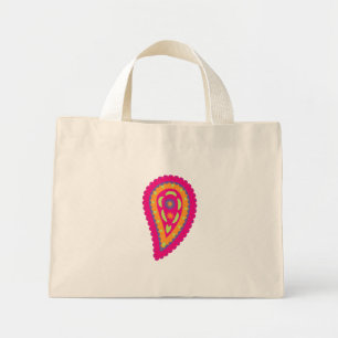 Colourful Paisley Mini Tote Bag