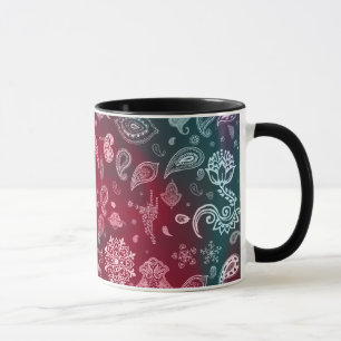 Colourful Paisley Mug