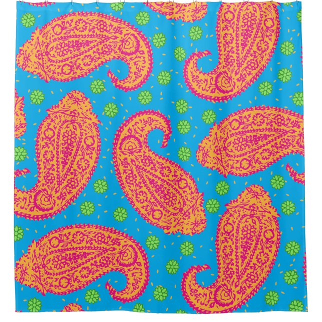 Colourful Paisley Pattern (Front)