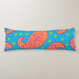 Colourful Paisley Pattern Body Pillow
