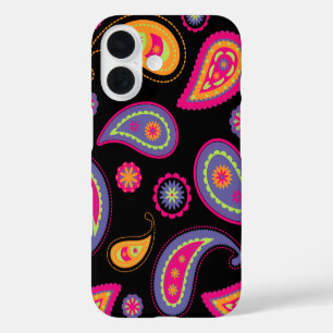 Colourful Paisley Pattern iPhone 16 Case