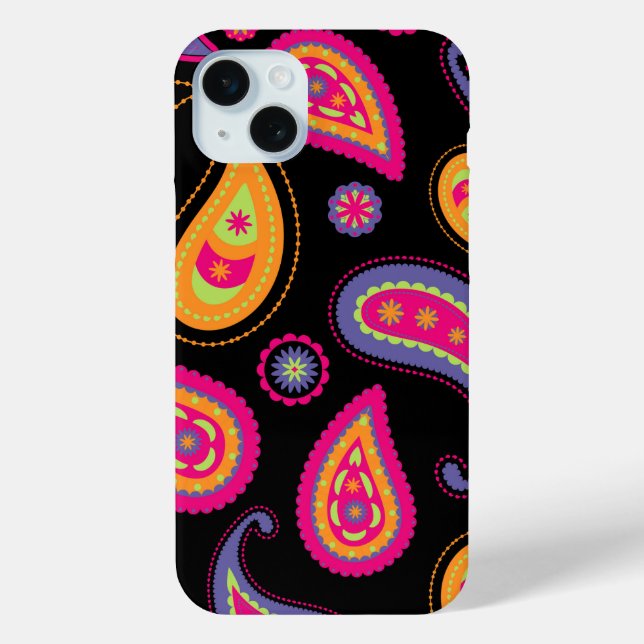 Colourful Paisley Pattern Case-Mate iPhone Case (Back)