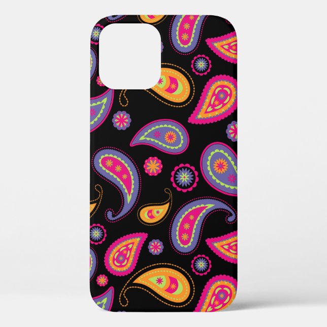 Colourful Paisley Pattern Case-Mate iPhone Case (Back)