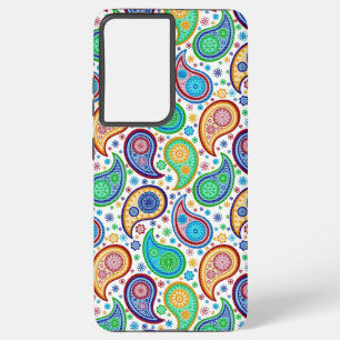 Colourful Paisley Pattern Samsung Galaxy Case