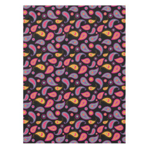 Colourful Paisley Pattern Tablecloth