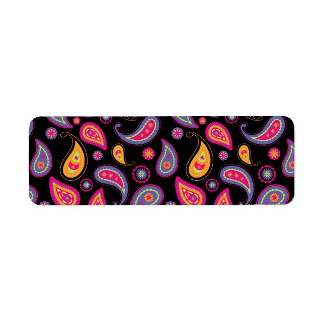 Colourful Paisley seamless Pattern (Front)