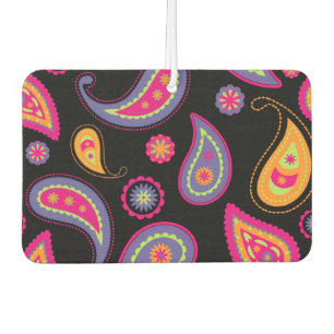 Colourful Paisley seamless Pattern Air Freshener