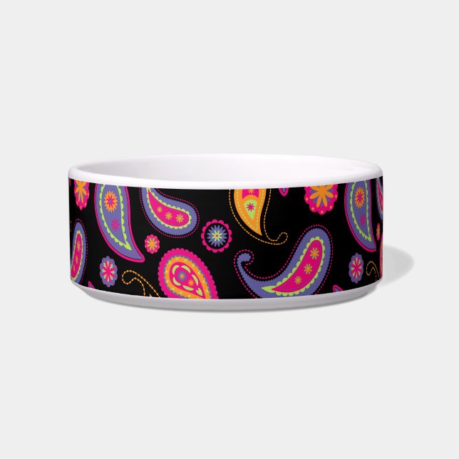 Colourful Paisley seamless Pattern Bowl (Front)