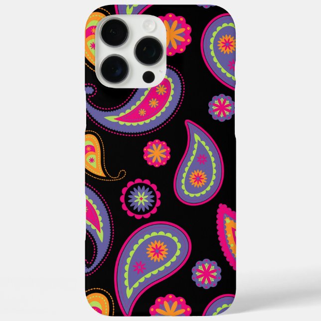Colourful Paisley seamless Pattern Case-Mate iPhone Case (Back)
