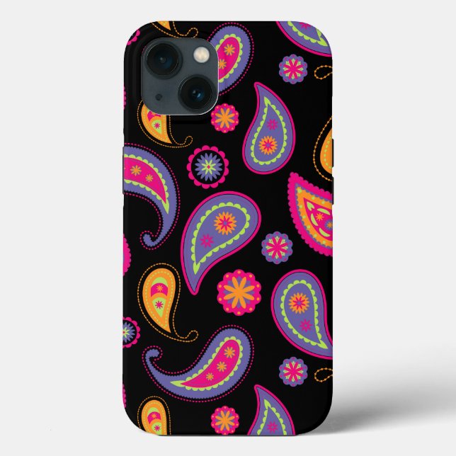 Colourful Paisley seamless Pattern Case-Mate iPhone Case (Back)