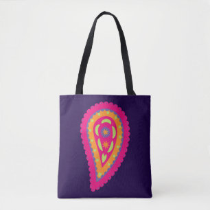 Colourful Paisley Tote Bag