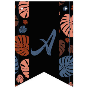 Colourful Palm Leaves Bunting Flags