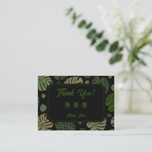 Colourful Palm Leaves Card
