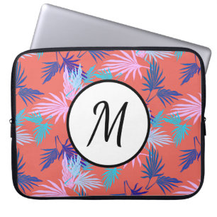 Colourful Palm Tree Leaves Computer Laptop Sleeve